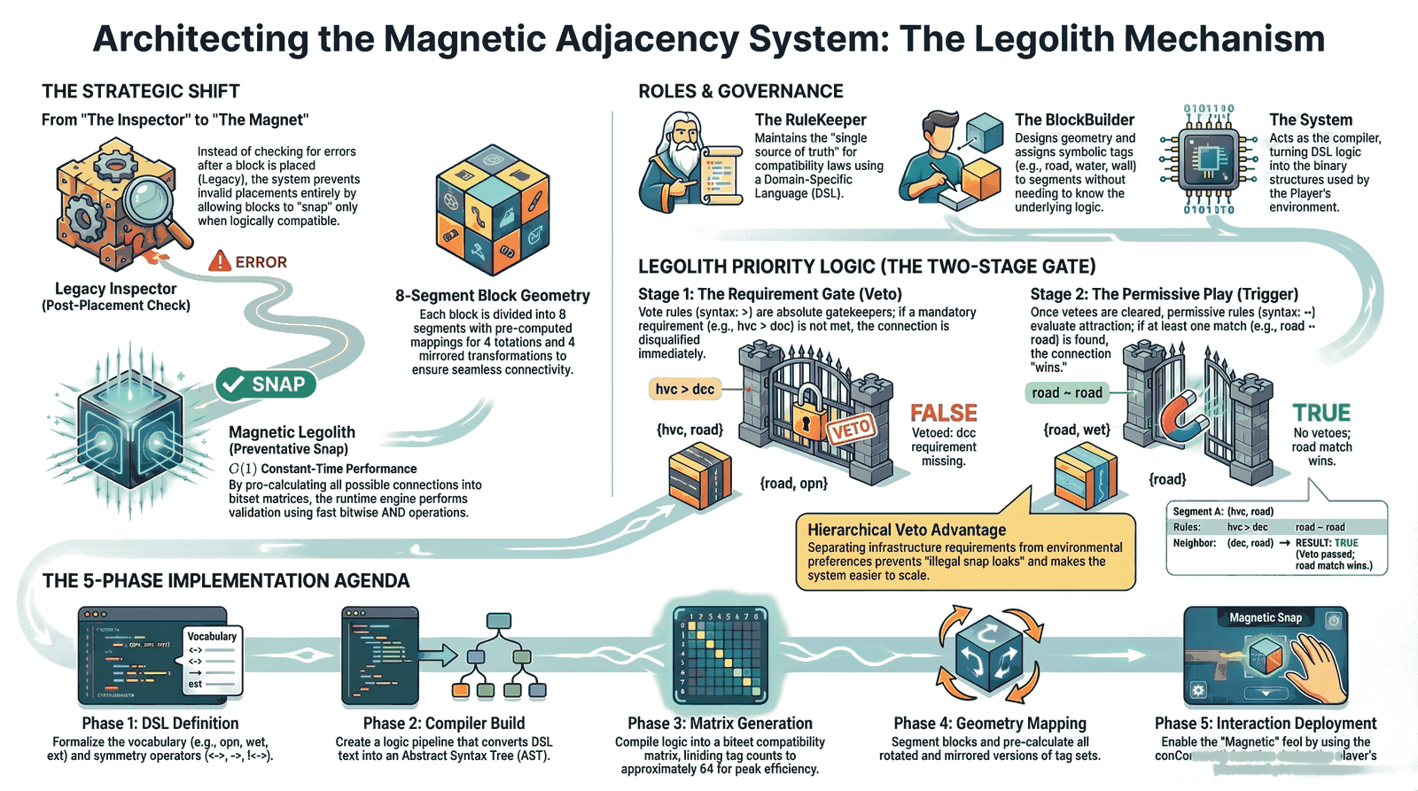 Magnetic Adjacency System Mechanism Anatomy